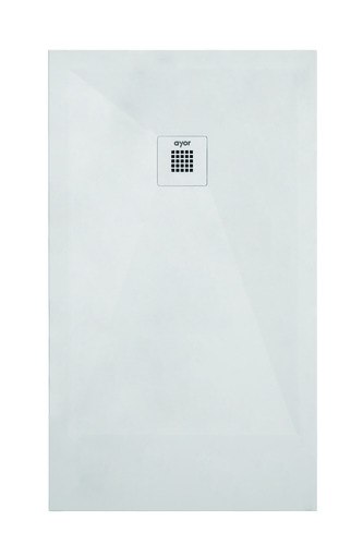 Receveur de douche résine de synthèse Nola blanc 70x140